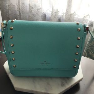 Kate spade blue studded crossbody